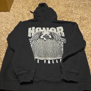 Black Graphic Hoodie